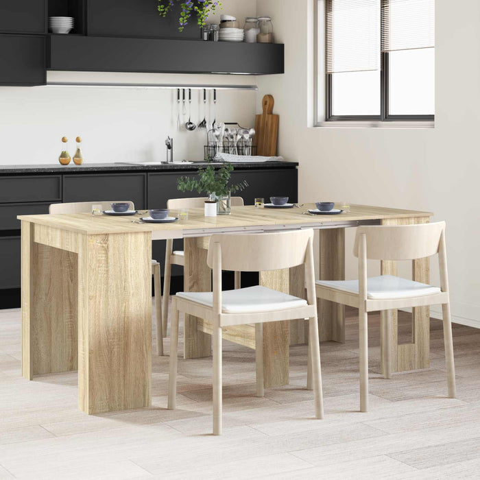 Masă de dining 180 x 85 x 75 cm Lemn prelucrat Stejar Sonoma - WALTI WALTI
