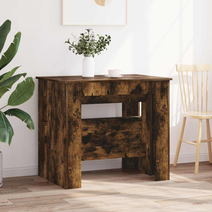 Masă de dining 180 x 85 x 75 cm Lemn prelucrat Stejar fumuriu - WALTI WALTI