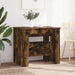 Masă de dining 180 x 85 x 75 cm Lemn prelucrat Stejar fumuriu - WALTI WALTI