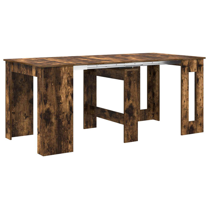 Masă de dining 180 x 85 x 75 cm Lemn prelucrat Stejar fumuriu - WALTI WALTI