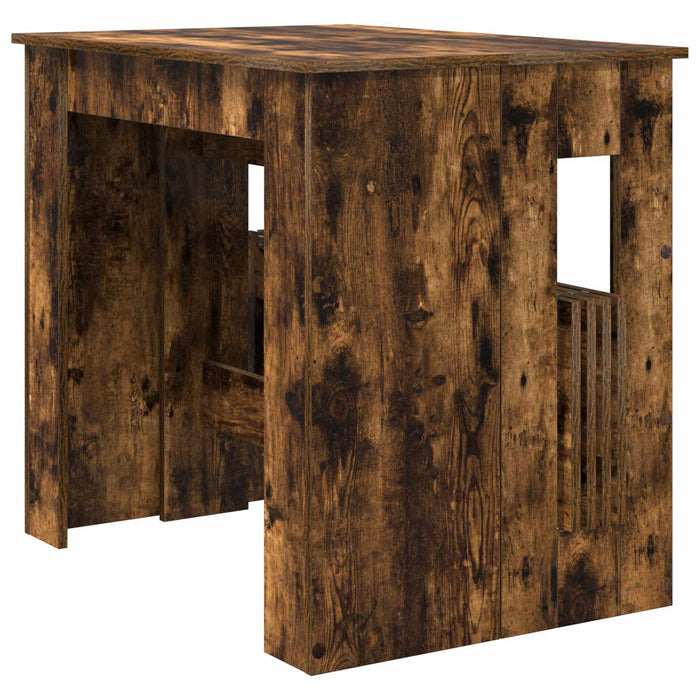 Masă de dining 180 x 85 x 75 cm Lemn prelucrat Stejar fumuriu - WALTI WALTI