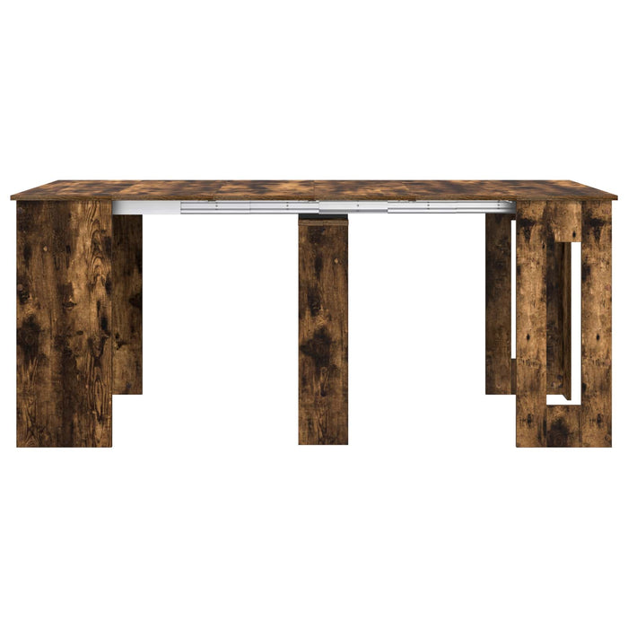 Masă de dining 180 x 85 x 75 cm Lemn prelucrat Stejar fumuriu - WALTI WALTI