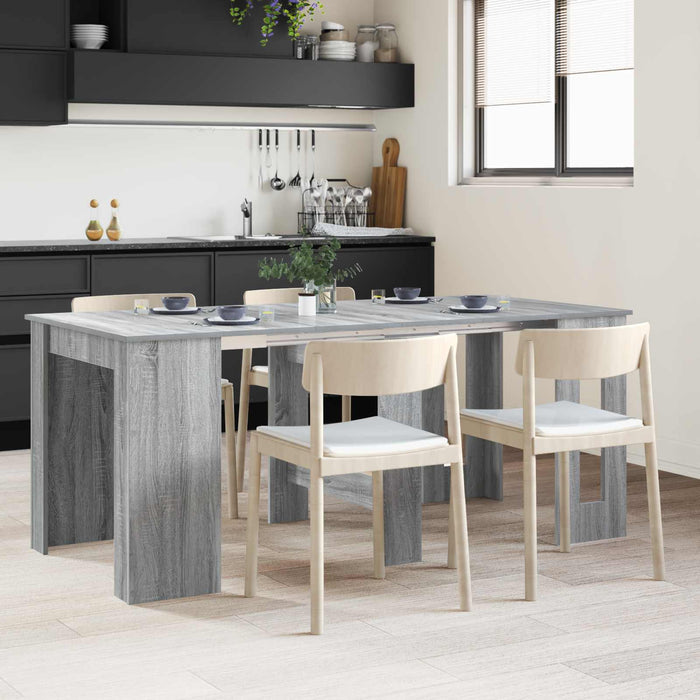 Masă de dining 180 x 85 x 75 cm Lemn prelucrat Sonoma gri - WALTI WALTI