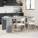 Masă de dining 180 x 85 x 75 cm Lemn prelucrat Sonoma gri - WALTI WALTI