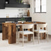 Masă de dining 180 x 85 x 75 cm Lemn prelucrat Lemn vechi - WALTI WALTI