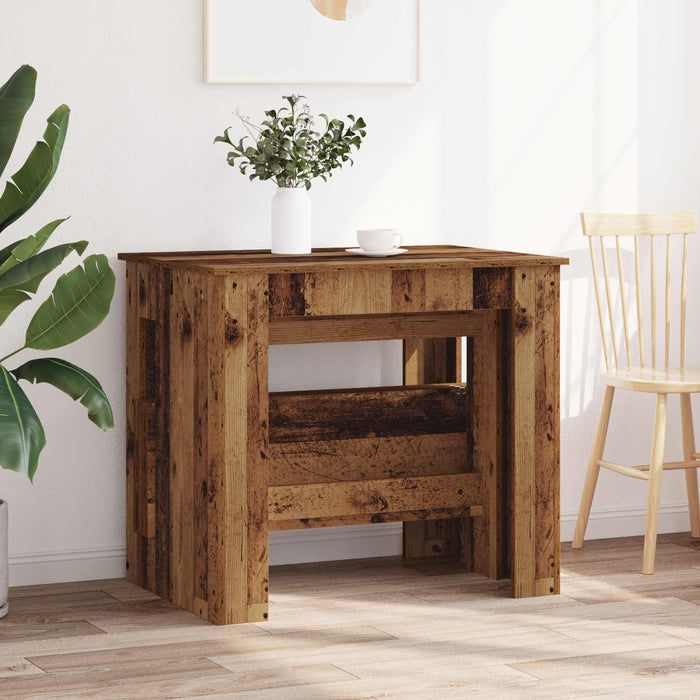 Masă de dining 180 x 85 x 75 cm Lemn prelucrat Lemn vechi - WALTI WALTI