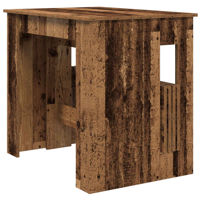 Masă de dining 180 x 85 x 75 cm Lemn prelucrat Lemn vechi - WALTI WALTI
