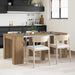 Masă de dining 180 x 85 x 75 cm Lemn prelucrat Stejar Artizanal - WALTI WALTI