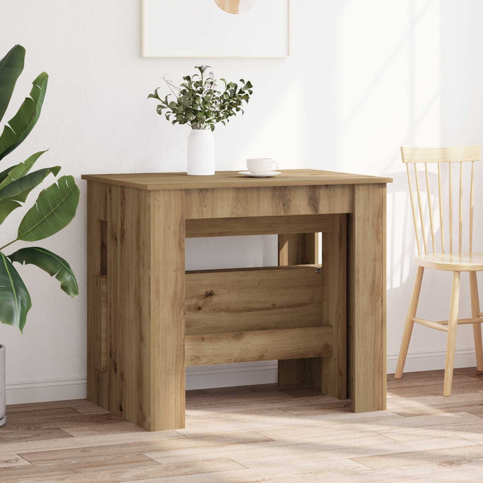 Masă de dining 180 x 85 x 75 cm Lemn prelucrat Stejar Artizanal - WALTI WALTI