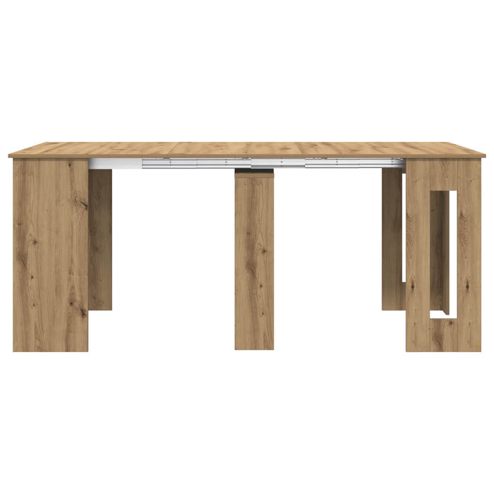 Masă de dining 180 x 85 x 75 cm Lemn prelucrat Stejar Artizanal - WALTI WALTI
