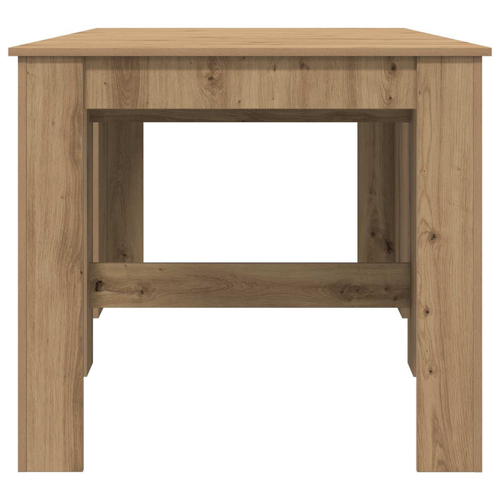 Masă de dining 180 x 85 x 75 cm Lemn prelucrat Stejar Artizanal - WALTI WALTI