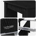 Masă de dining 240 x 85 x 75 cm Lemn prelucrat Stejar Negru - WALTI WALTI
