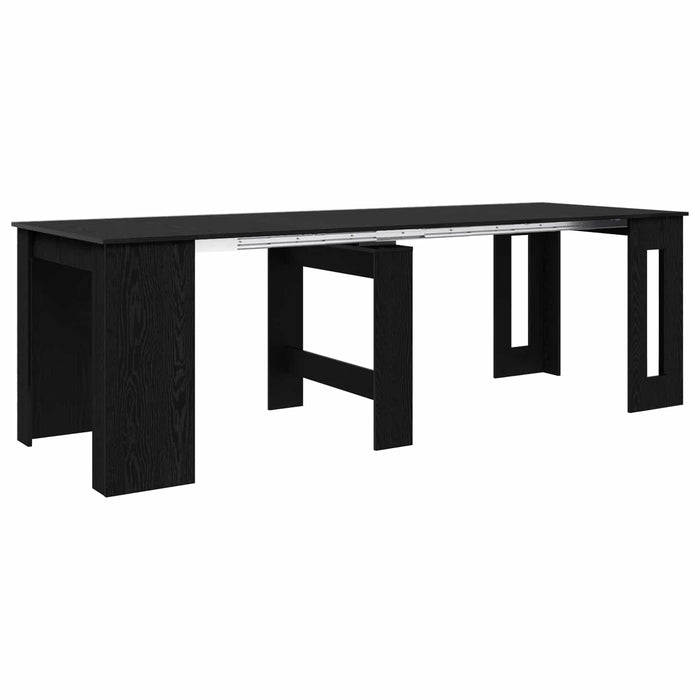 Masă de dining 240 x 85 x 75 cm Lemn prelucrat Stejar Negru - WALTI WALTI
