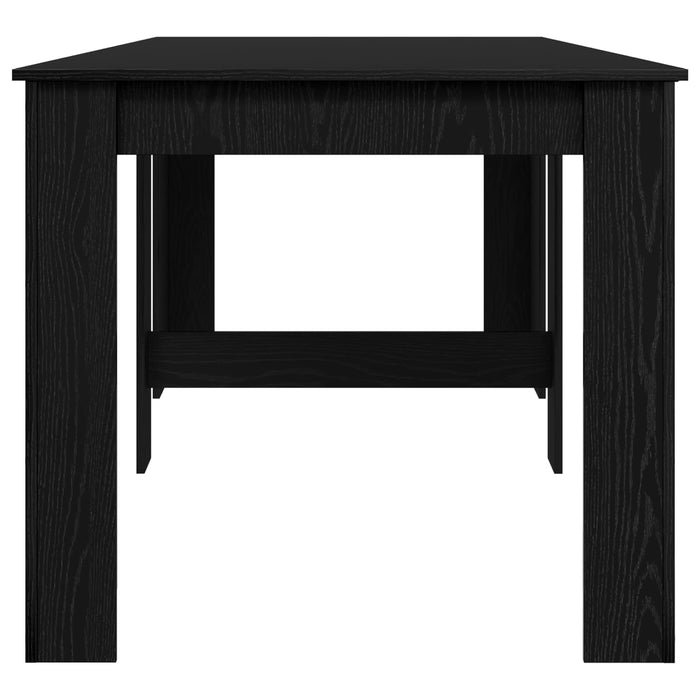 Masă de dining 240 x 85 x 75 cm Lemn prelucrat Stejar Negru - WALTI WALTI