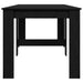 Masă de dining 240 x 85 x 75 cm Lemn prelucrat Stejar Negru - WALTI WALTI