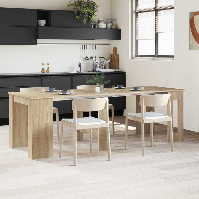 Masă de dining 240 x 85 x 75 cm Lemn prelucrat Stejar Sonoma - WALTI WALTI