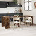 Masă de dining 240 x 85 x 75 cm Lemn prelucrat Stejar fumuriu - WALTI WALTI