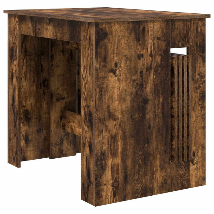 Masă de dining 240 x 85 x 75 cm Lemn prelucrat Stejar fumuriu - WALTI WALTI