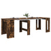Masă de dining 240 x 85 x 75 cm Lemn prelucrat Stejar fumuriu - WALTI WALTI