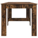 Masă de dining 240 x 85 x 75 cm Lemn prelucrat Stejar fumuriu - WALTI WALTI