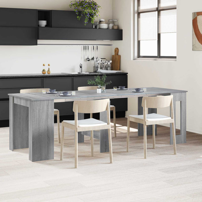 Masă de dining 240 x 85 x 75 cm Lemn prelucrat Sonoma gri - WALTI WALTI