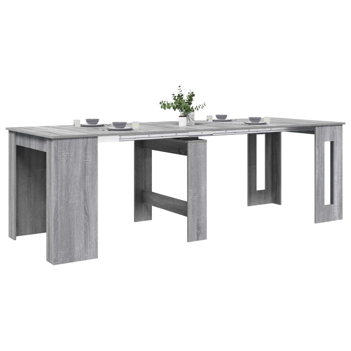 Masă de dining 240 x 85 x 75 cm Lemn prelucrat Sonoma gri - WALTI WALTI