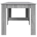 Masă de dining 240 x 85 x 75 cm Lemn prelucrat Sonoma gri - WALTI WALTI