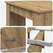 Masă de dining 240 x 85 x 75 cm Lemn prelucrat Stejar Artizanal - WALTI WALTI