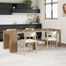 Masă de dining 240 x 85 x 75 cm Lemn prelucrat Stejar Artizanal - WALTI WALTI