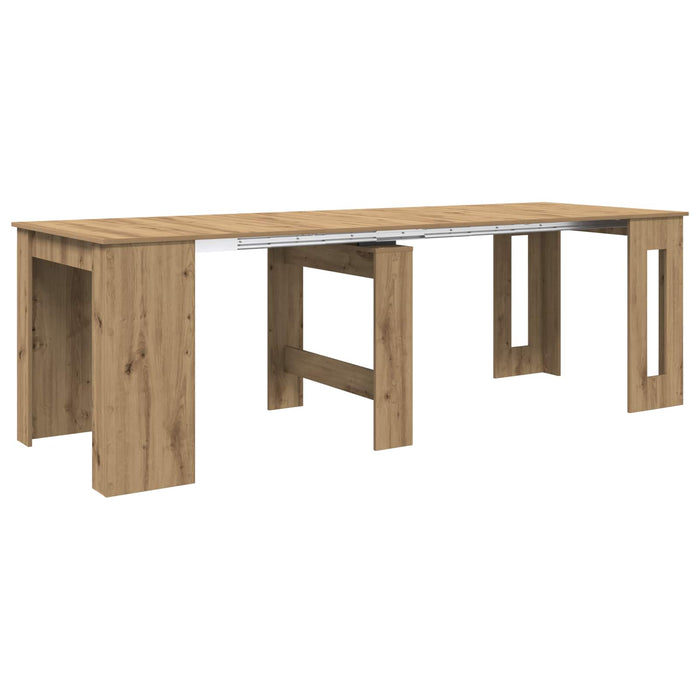 Masă de dining 240 x 85 x 75 cm Lemn prelucrat Stejar Artizanal - WALTI WALTI