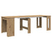 Masă de dining 240 x 85 x 75 cm Lemn prelucrat Stejar Artizanal - WALTI WALTI