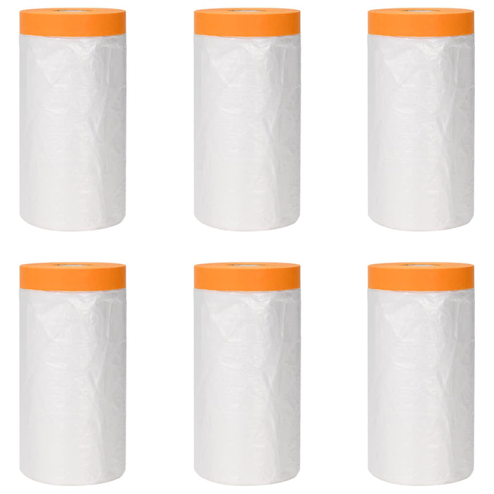 Foie de praf cu bandă adezivă 6 pcs Transparent 110 x 3300 cm - WALTI WALTI
