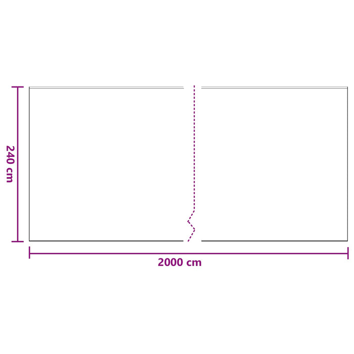 Foie de praf cu bandă adezivă 6 pcs Transparent 240 x 2000 cm - WALTI WALTI
