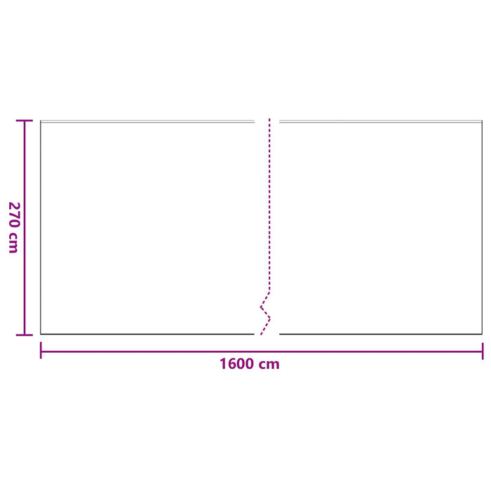 Foie de praf cu bandă adezivă 6 pcs Transparent 270 x 1600 cm - WALTI WALTI