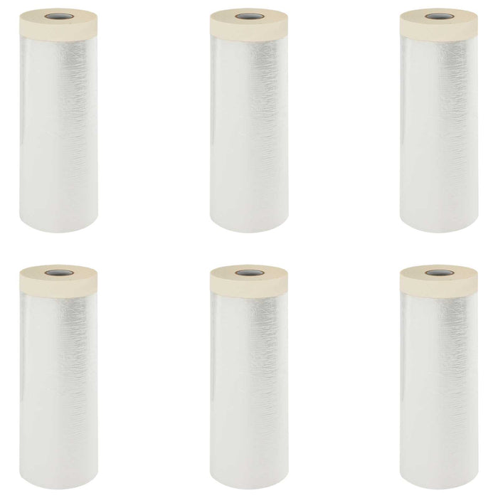 Folie de Praful cu Bandă Adezivă 6 pcs 270 x 1600 cm HDPE - WALTI WALTI