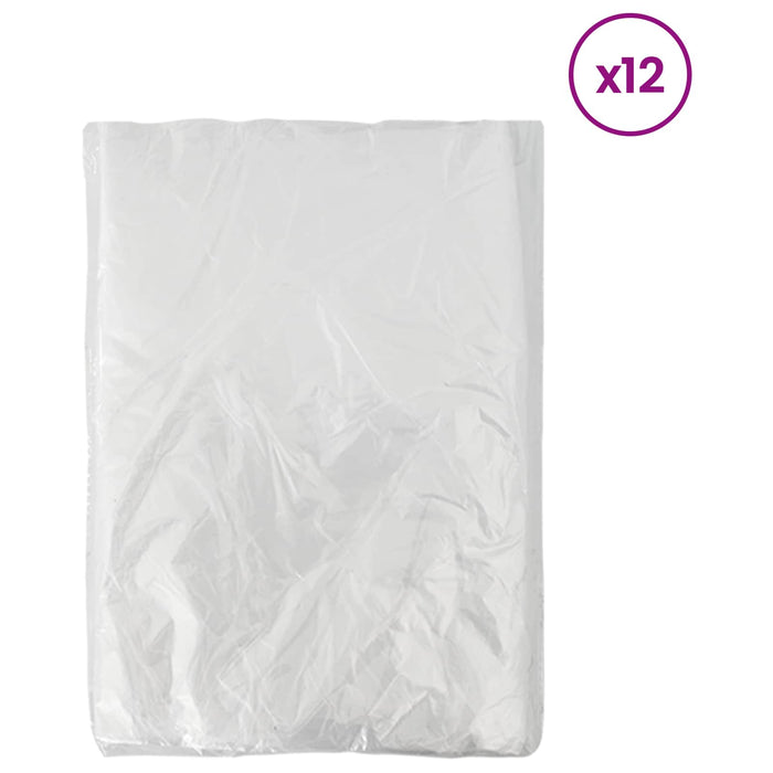 Foaie de praf 12 pcs Transparent 400 x 500 cm HDPE - WALTI WALTI