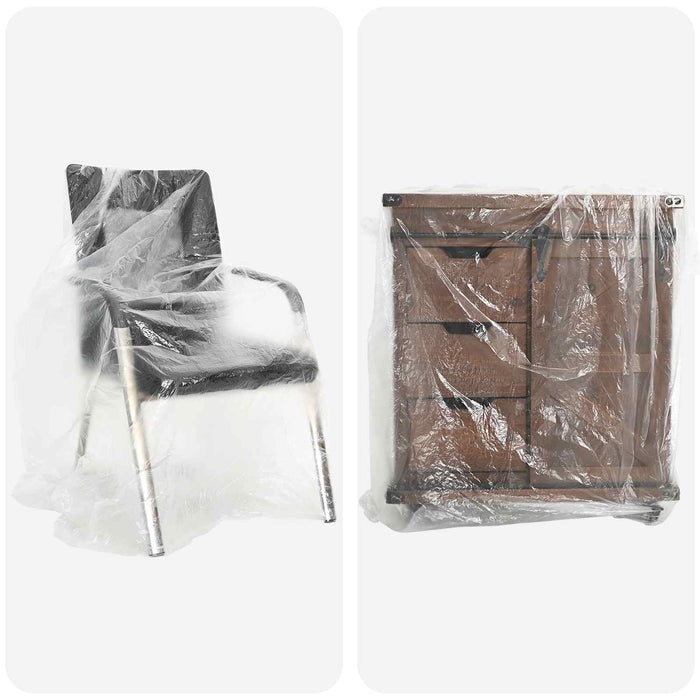 Foaie de praf 6 pcs Transparent 400 x 500 cm HDPE - WALTI WALTI