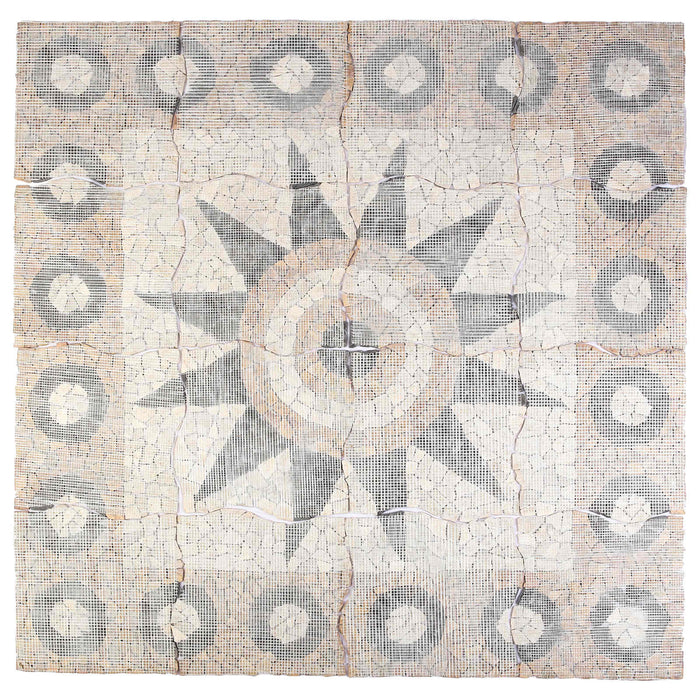 Plăci mozaic cu model floral Multicolour 120 x 120 cm Marmură WALTI