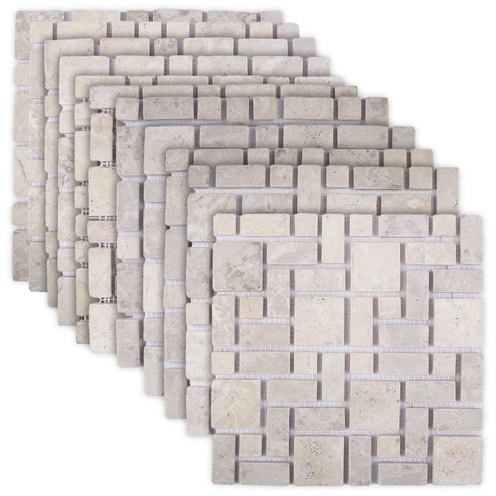 Plăci de mosaic Crem 30 x 30 cm Marmură WALTI