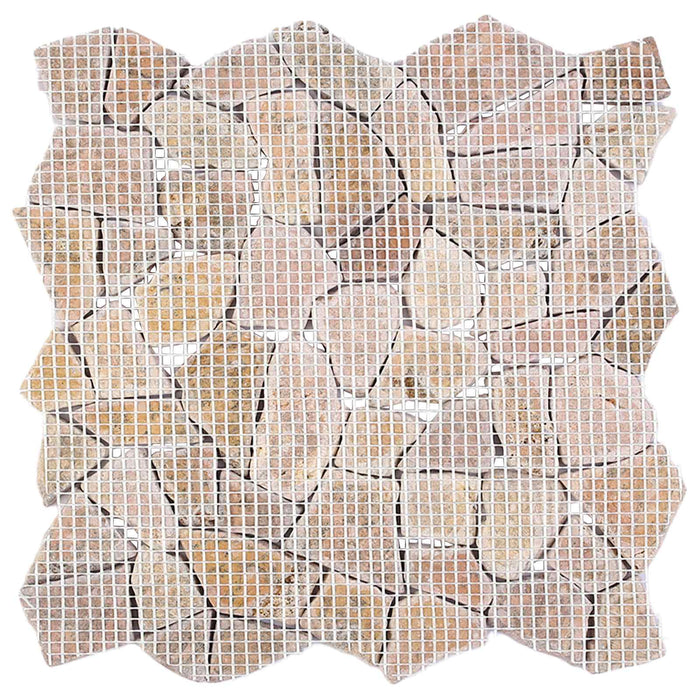 Plăci de mosaic Roșu 30 x 30 cm Marmură WALTI