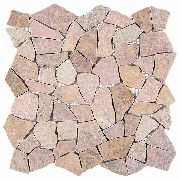 Plăci de mosaic Roșu 30 x 30 cm Marmură WALTI