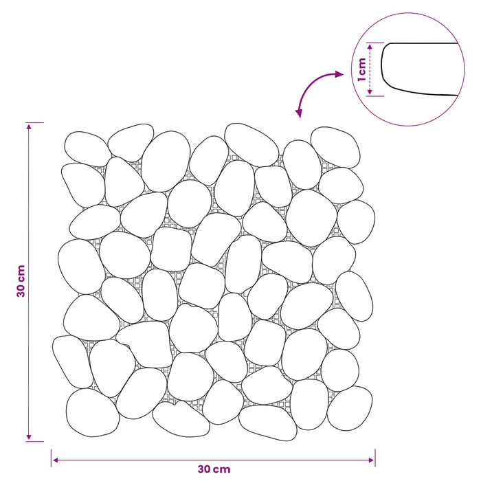 Gri 30 x 30 cm WALTI