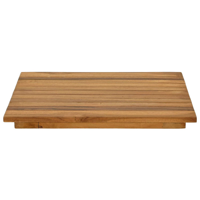 Placă de masă 40 x 40 x 3,5 cm Pătrat Lemn solid de tec natural - WALTI WALTI