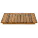 Placă de masă 40 x 40 x 3,5 cm Pătrat Lemn solid de tec natural - WALTI WALTI