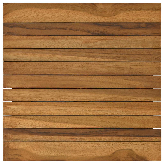 Placă de masă 40 x 40 x 3,5 cm Pătrat Lemn solid de tec natural - WALTI WALTI