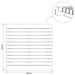 Placă de masă 50 x 50 x 3,5 cm Pătrat Lemn solid de tec natural - WALTI WALTI