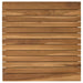 Placă de masă 50 x 50 x 3,5 cm Pătrat Lemn solid de tec natural - WALTI WALTI