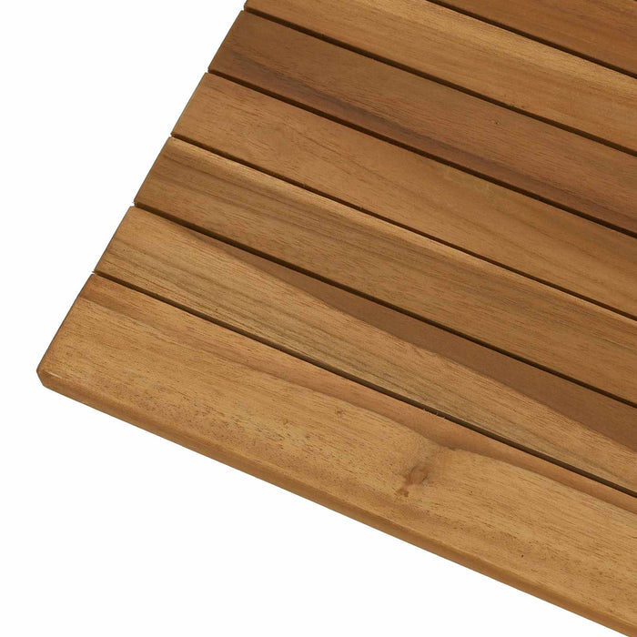 Placă de masă 60 x 60 x 3,5 cm Pătrat Lemn solid de tec natural - WALTI WALTI