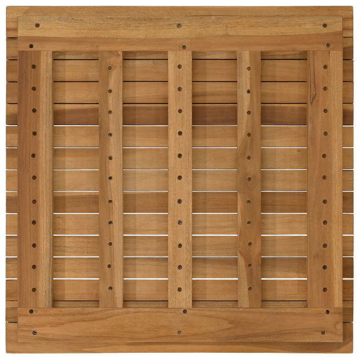Placă de masă 60 x 60 x 3,5 cm Pătrat Lemn solid de tec natural - WALTI WALTI