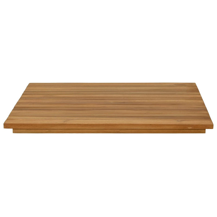 Placă de masă 60 x 60 x 3,5 cm Pătrat Lemn solid de tec natural - WALTI WALTI